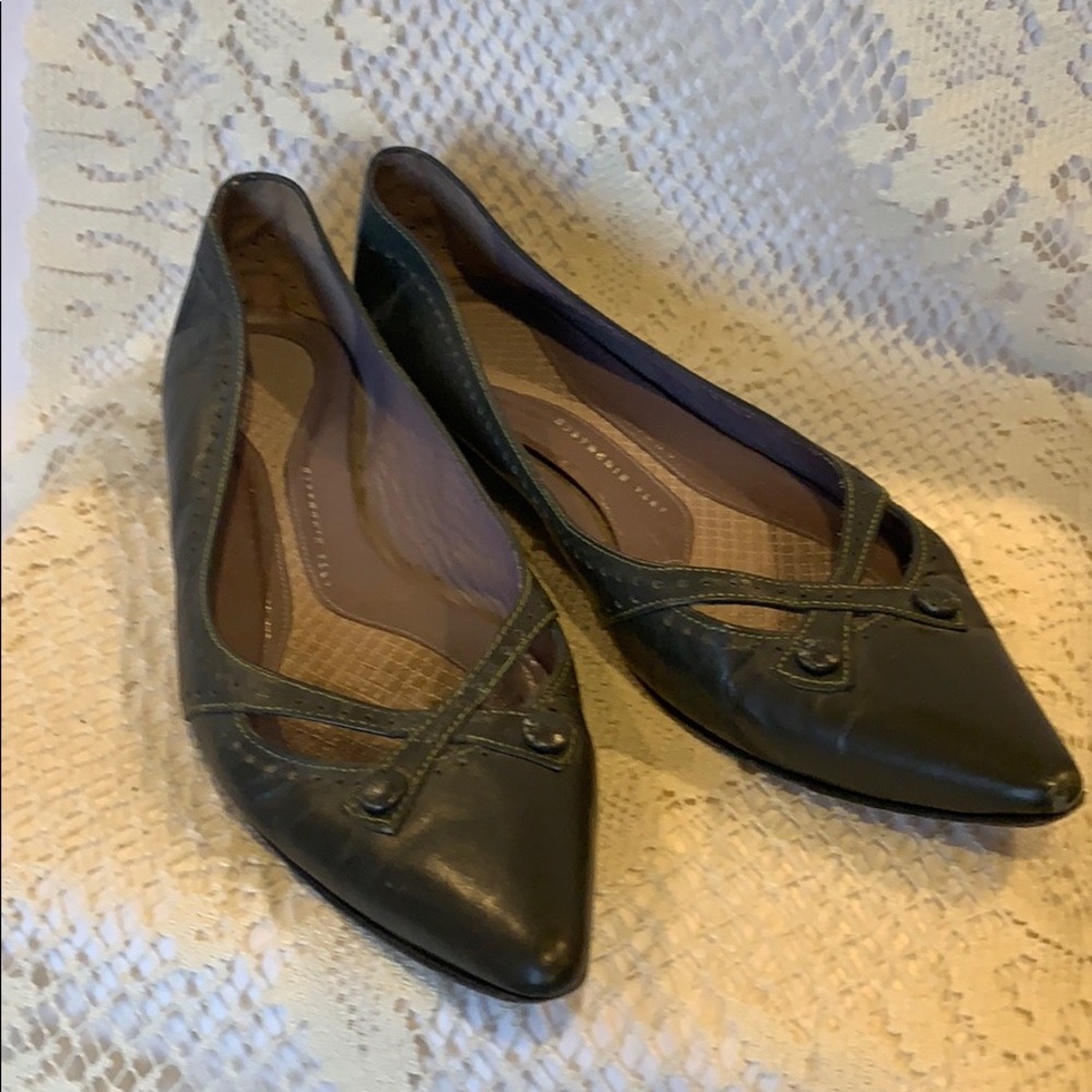 Anya Hindmarch gray flats